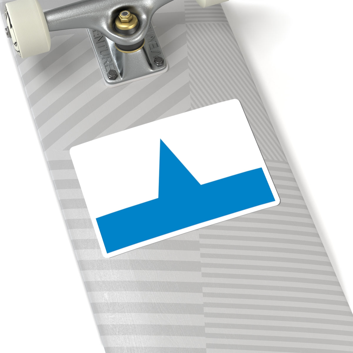 Flag of Lesja (Norway) STICKER Vinyl Kiss-Cut Decal