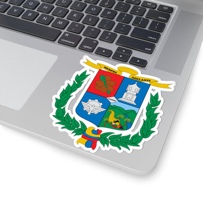 Escudo de Florida Valle del Cauca (Colombia) (Coat of Arms) STICKER Vinyl Kiss-Cut Decal
