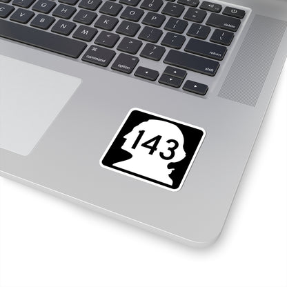 WA-143 (Washington) (Road Sign) STICKER Vinyl Kiss-Cut Decal