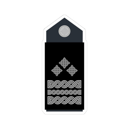 Naramenica službene odore generala pukovnika HRZ i PZO (Croatia) (Military Rank) STICKER Vinyl Kiss-Cut Decal