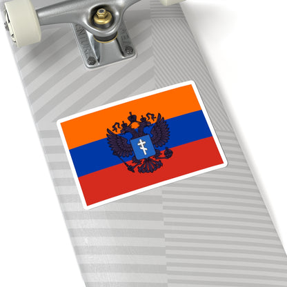 Flag of Occupied Kherson Oblast (Russia) STICKER Vinyl Kiss-Cut Decal