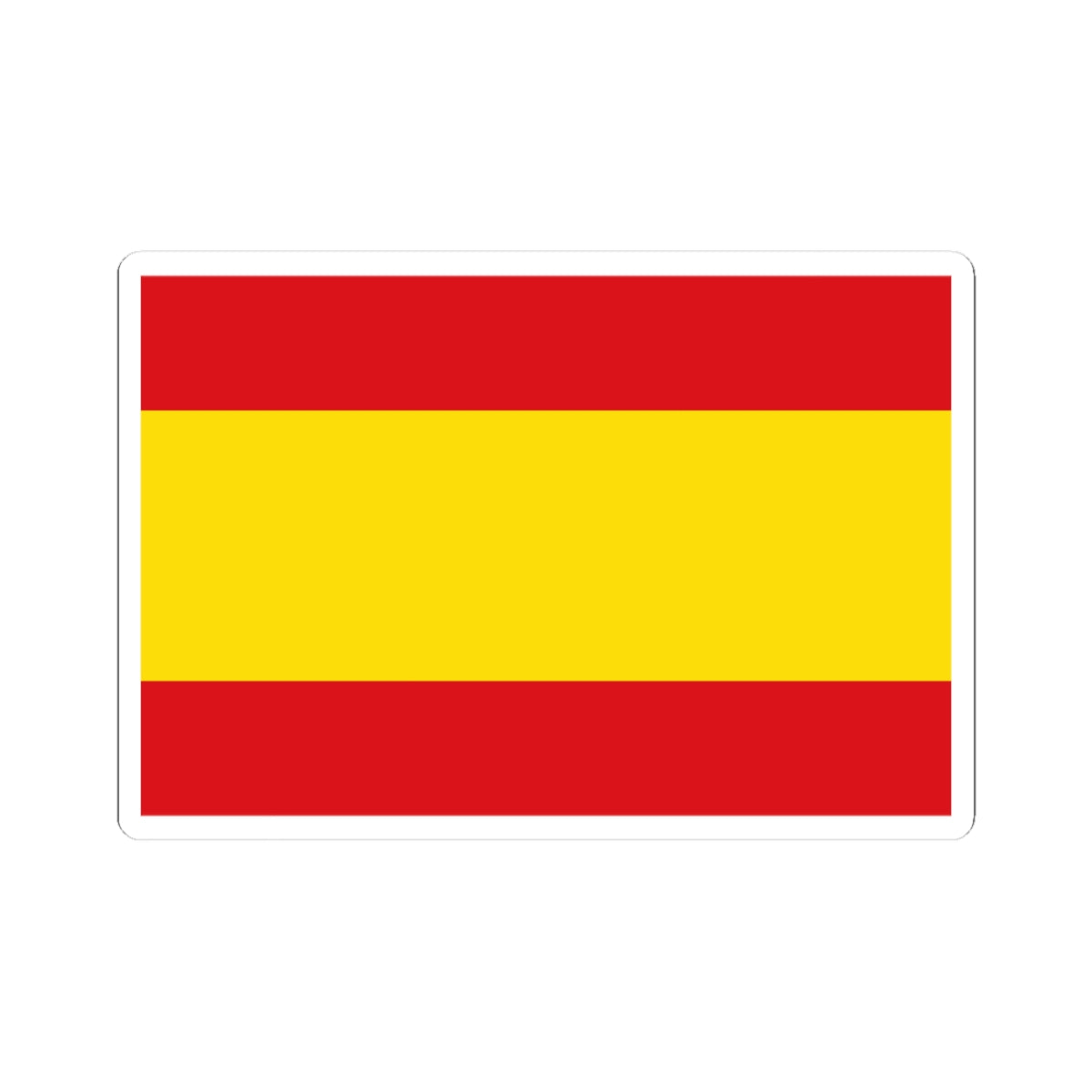 Flag of Spain Civil alternate colours (Spain) STICKER Vinyl Kiss-Cut Decal