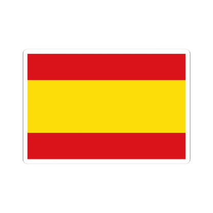 Flag of Spain Civil alternate colours (Spain) STICKER Vinyl Kiss-Cut Decal