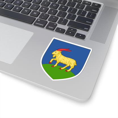 Arms of the Margraviate of Istria (Slovenia) (Coat of Arms) STICKER Vinyl Kiss-Cut Decal