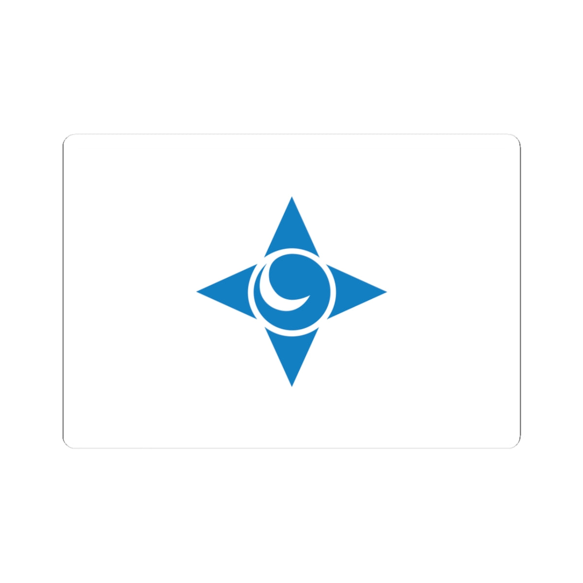 Flag of Noda Iwate (Japan) STICKER Vinyl Kiss-Cut Decal