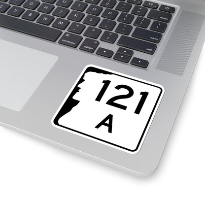 NH Route 121A (New Hampshire) (Road Sign) STICKER Vinyl Kiss-Cut Decal