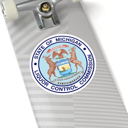 Seal of Michigan Liquor Control Commission - STICKER Vinyl Kiss-Cut Decal