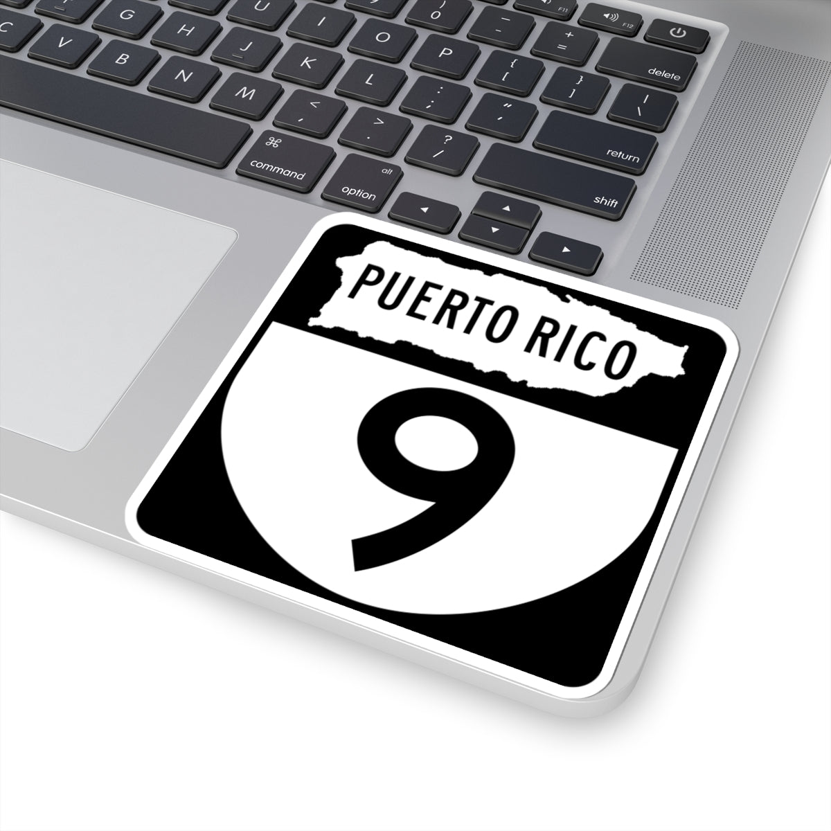PR old 9 (Puerto Rico) (Road Sign) STICKER Vinyl Kiss-Cut Decal