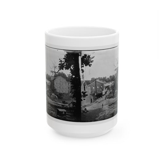 Petersburg, Va. Mills; Photographic Wagon Of Engineer Dept. In Foreground (U.S. Civil War) White Coffee Mug