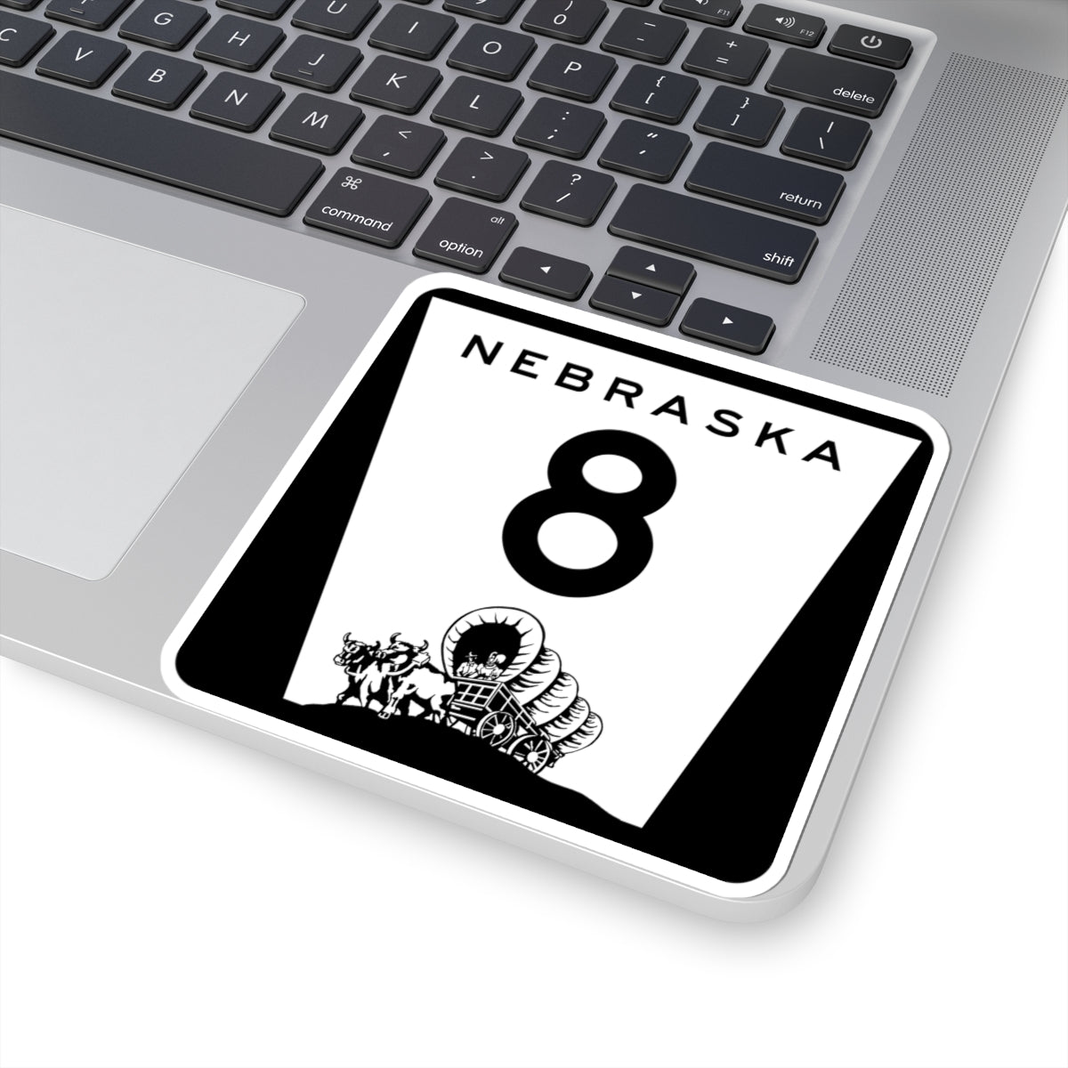N-8 (Nebraska) (Road Sign) STICKER Vinyl Kiss-Cut Decal