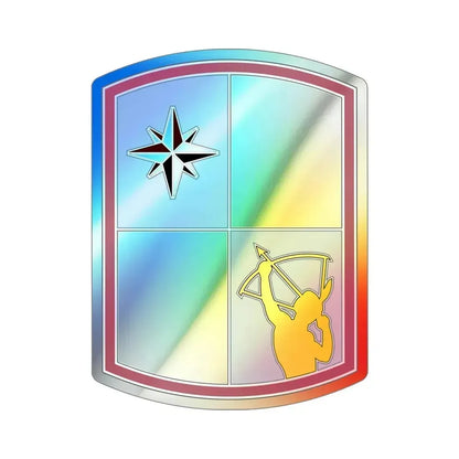 287 Sustainment Brigade (U.S. Army) Holographic STICKER Die-Cut Vinyl Decal 6 Inch Holographic - The Sticker Space