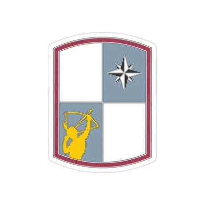 287 Sustainment Brigade (U.S. Army) REVERSE PRINT Transparent Die-Cut STICKER 6 Inch Die-Cut Transparent - The Sticker Space