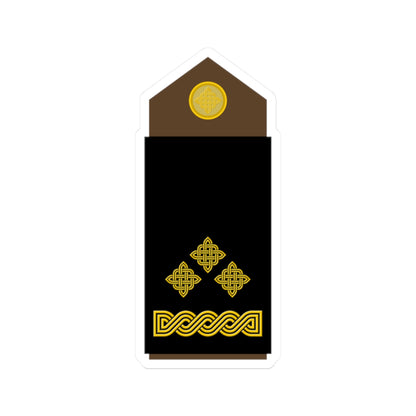 Army HRV OF 02 (Croatia) (Military Rank) STICKER Vinyl Kiss-Cut Decal