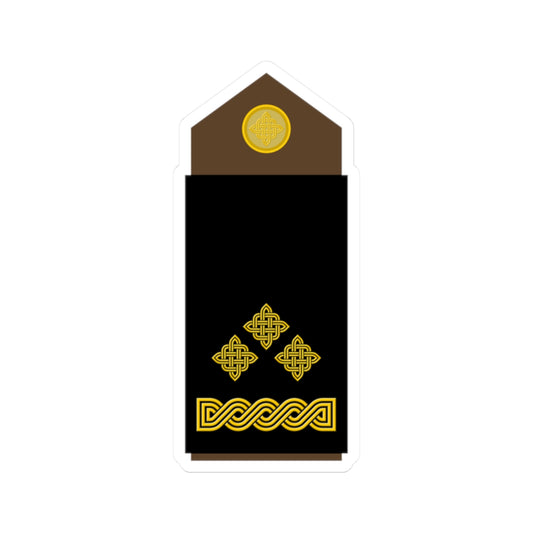 Army HRV OF 02 (Croatia) (Military Rank) STICKER Vinyl Kiss-Cut Decal