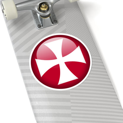 Flag orb Wallis and Futuna (France) STICKER Vinyl Kiss-Cut Decal