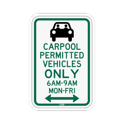 PBOT Road sign P4451D (Oregon) (Road Sign) STICKER Vinyl Kiss-Cut Decal