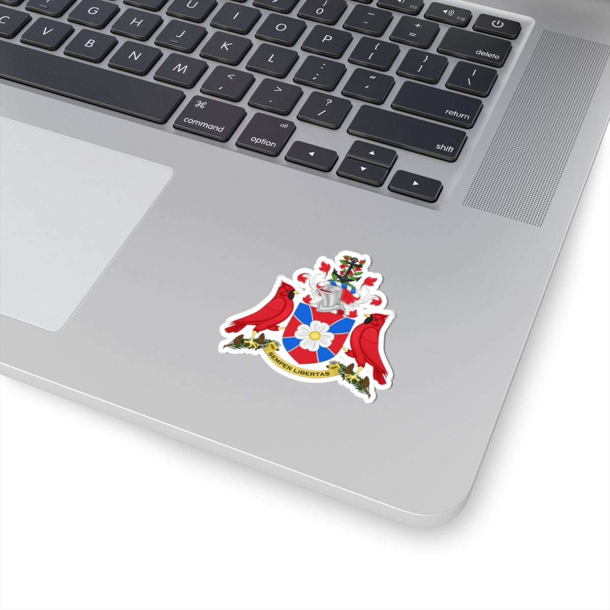Arms of Prince George County Virginia (United States) (Coat of Arms) STICKER Vinyl Kiss-Cut Decal