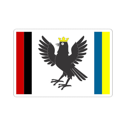 Flag of Ivano Frankivsk Oblast Ukraine - STICKER Vinyl Kiss-Cut Decal
