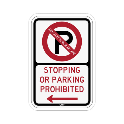 PBOT Road sign P1305L (Oregon) (Road Sign) STICKER Vinyl Kiss-Cut Decal