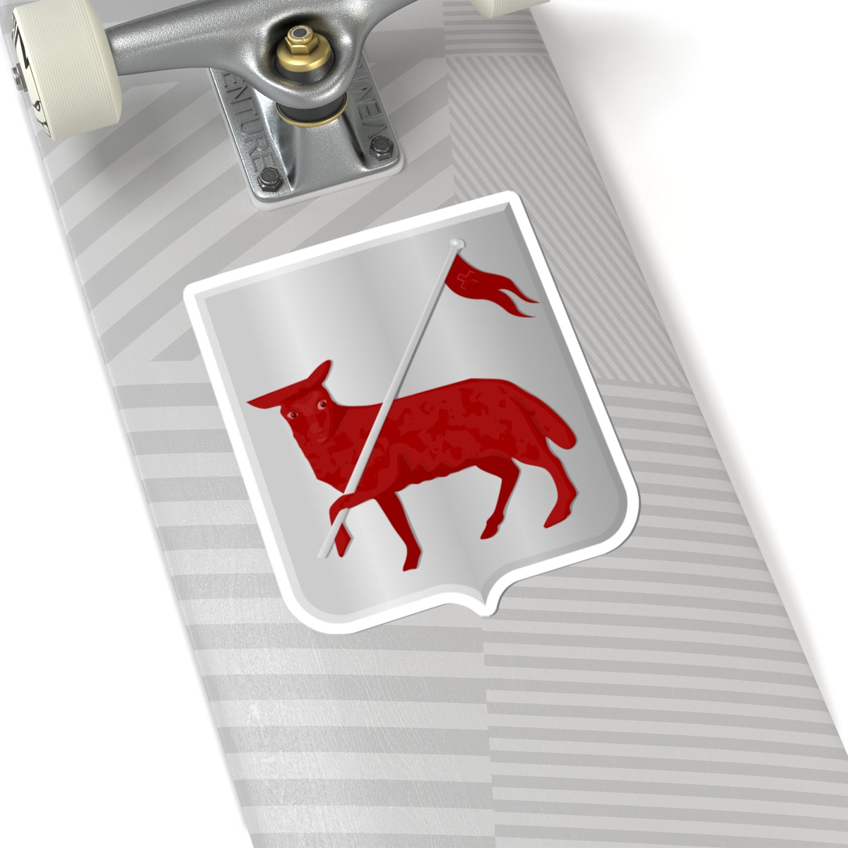 Achttienhoven wapen (Netherlands) (Coat of Arms) STICKER Vinyl Kiss-Cut Decal