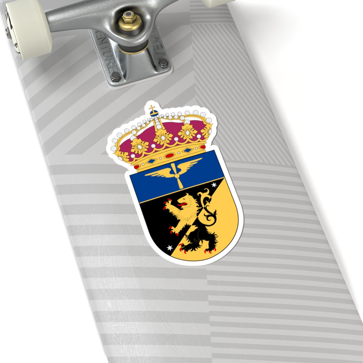 Skaraborgs flygflottilj vapen (Sweden) (Coat of Arms) STICKER Vinyl Kiss-Cut Decal
