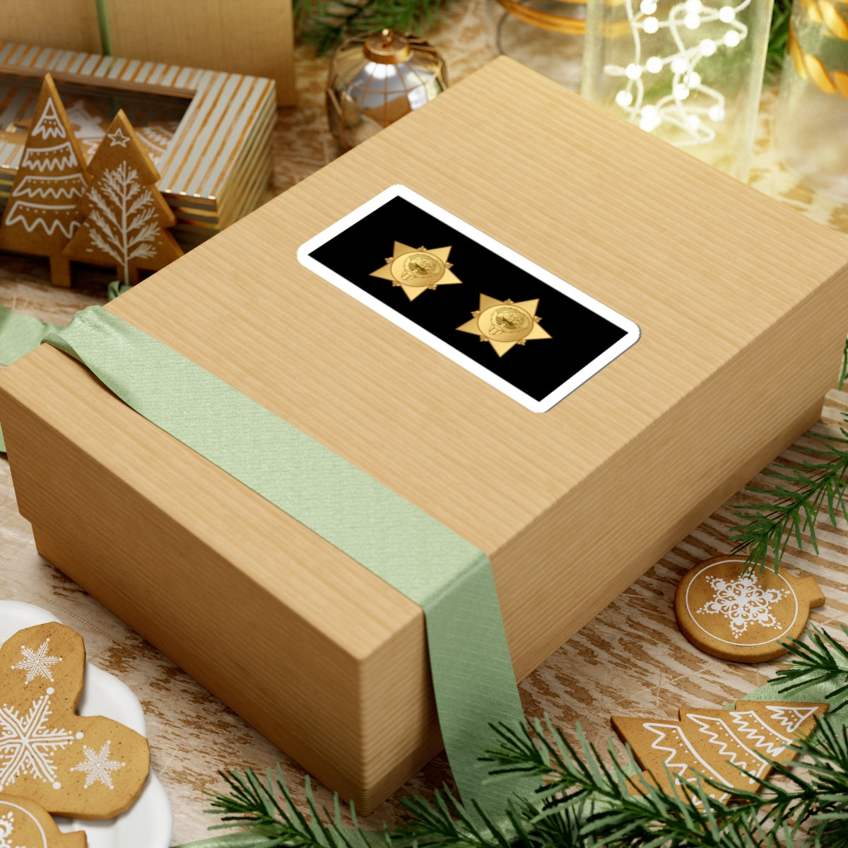 06. KNF CWO (Kuwait) (Military Rank) STICKER Vinyl Kiss-Cut Decal