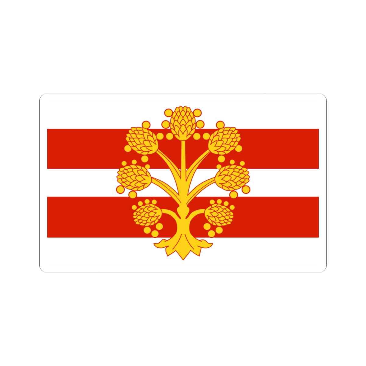 Flag of Westmorland (England) STICKER Vinyl Kiss-Cut Decal