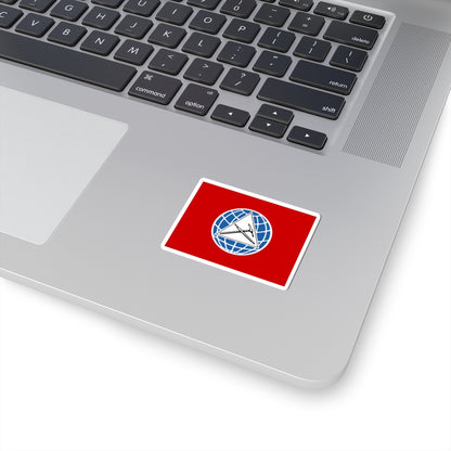 Flag of the Progressive Socialist Party (Lebanon) STICKER Vinyl Kiss-Cut Decal