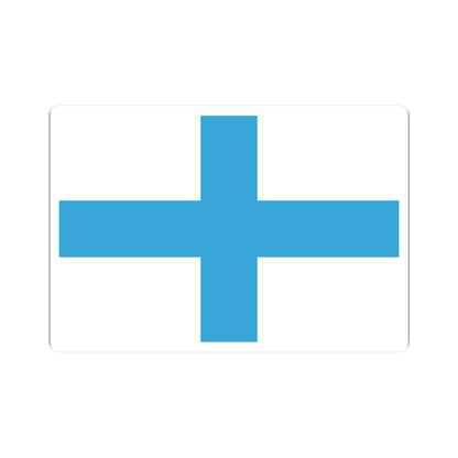 Flag of Marseille (France) STICKER Vinyl Kiss-Cut Decal