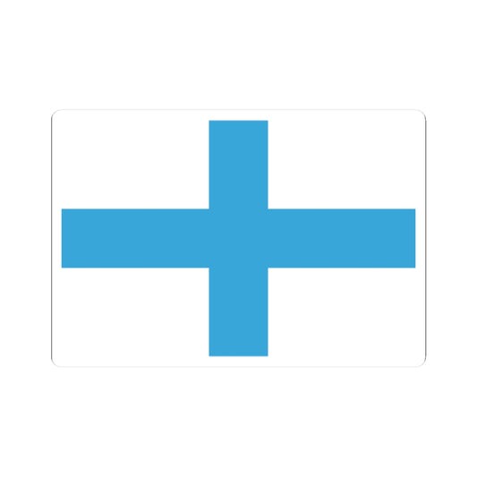 Flag of Marseille (France) STICKER Vinyl Kiss-Cut Decal