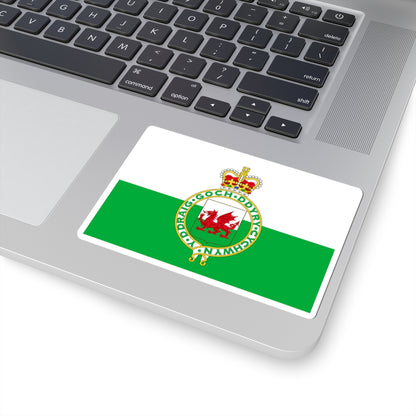 Flag of Wales 1953-1959 3-2 (United Kingdom) STICKER Vinyl Kiss-Cut Decal
