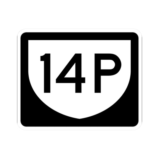 PR urban primary 14P (Puerto Rico) (Road Sign) STICKER Vinyl Kiss-Cut Decal