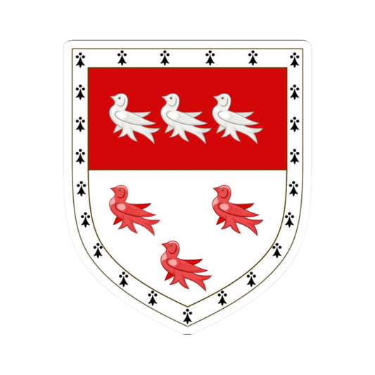 Arms of the Right Reverend Dr John Fenwick (United Kingdom) (Coat of Arms) STICKER Vinyl Kiss-Cut Decal