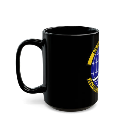 28th Force Support Squadron (U.S. Air Force) Black Coffee Mug-The Sticker Space