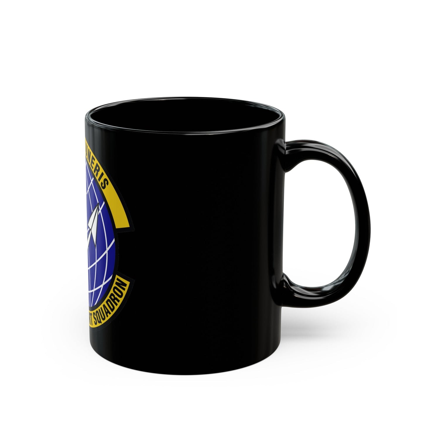 28th Force Support Squadron (U.S. Air Force) Black Coffee Mug-The Sticker Space