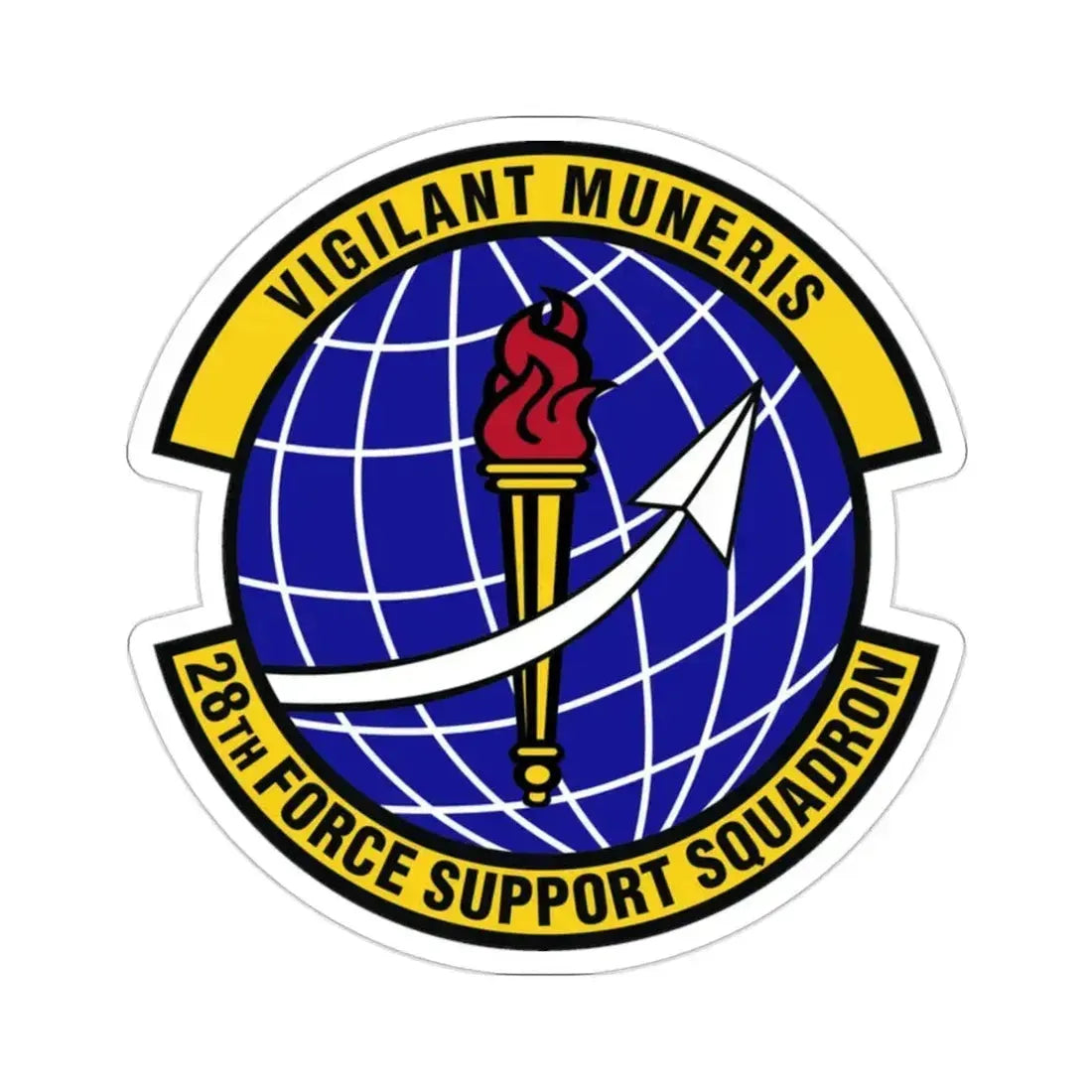 28th Force Support Squadron (U.S. Air Force) STICKER Vinyl Die-Cut Decal 2 Inch - The Sticker Space