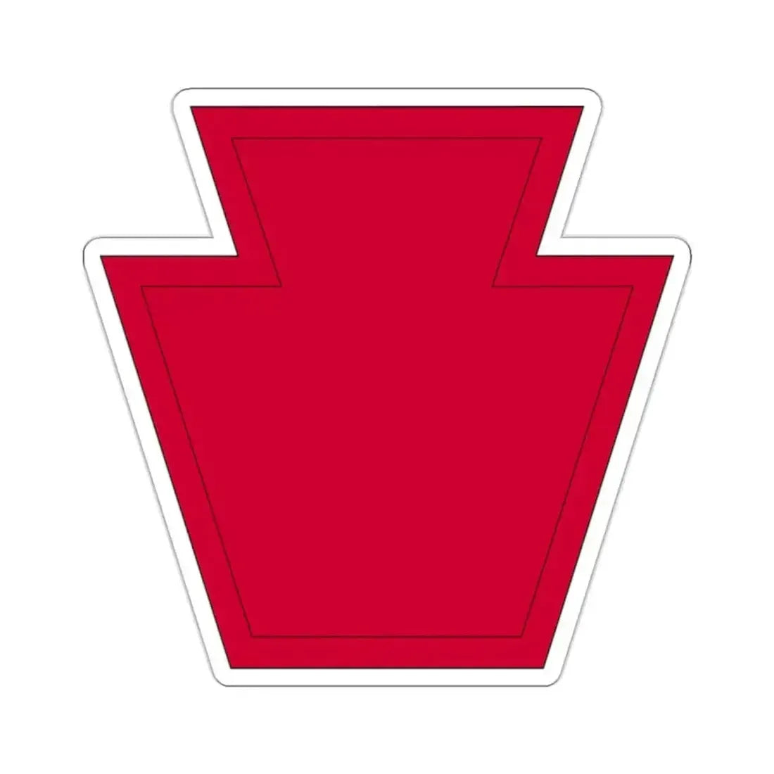 28th Infantry Division SSI 19182015 (U.S. Army) STICKER Vinyl Kiss-Cut Decal 2 Inch White - The Sticker Space