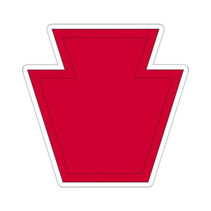 28th Infantry Division SSI 19182015 (U.S. Army) STICKER Vinyl Kiss-Cut Decal 2 Inch White - The Sticker Space