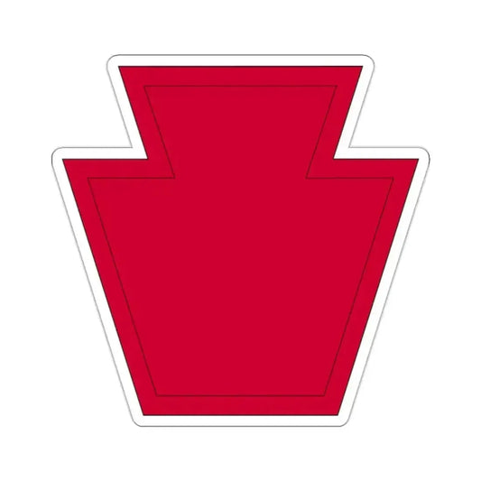 28th Infantry Division SSI 19182015 (U.S. Army) STICKER Vinyl Kiss-Cut Decal 2 Inch White - The Sticker Space