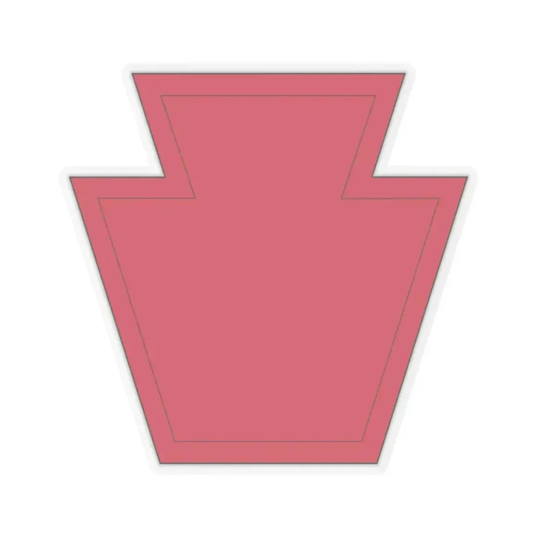 28th Infantry Division SSI 19182015 (U.S. Army) STICKER Vinyl Kiss-Cut Decal 3 Inch Transparent - The Sticker Space