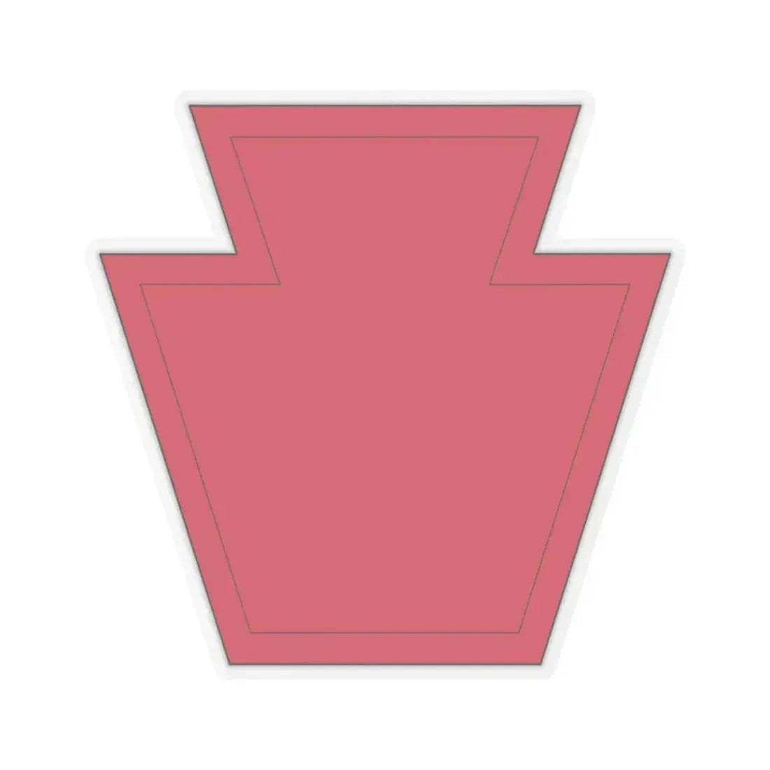 28th Infantry Division SSI 19182015 (U.S. Army) STICKER Vinyl Kiss-Cut Decal 4 Inch Transparent - The Sticker Space