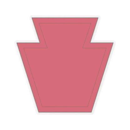 28th Infantry Division SSI 19182015 (U.S. Army) STICKER Vinyl Kiss-Cut Decal 4 Inch Transparent - The Sticker Space