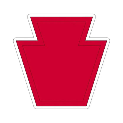 28th Infantry Division SSI 19182015 (U.S. Army) STICKER Vinyl Kiss-Cut Decal 4 Inch White - The Sticker Space