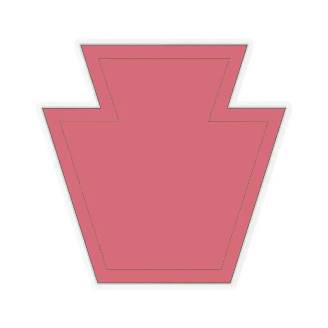 28th Infantry Division SSI 19182015 (U.S. Army) STICKER Vinyl Kiss-Cut Decal 6 Inch Transparent - The Sticker Space