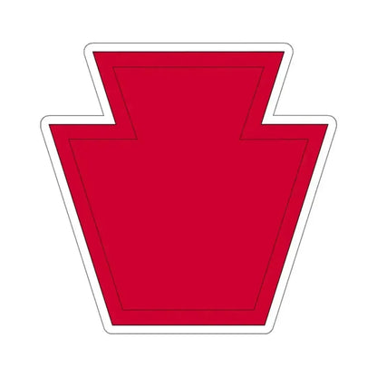 28th Infantry Division SSI 19182015 (U.S. Army) STICKER Vinyl Kiss-Cut Decal 6 Inch White - The Sticker Space