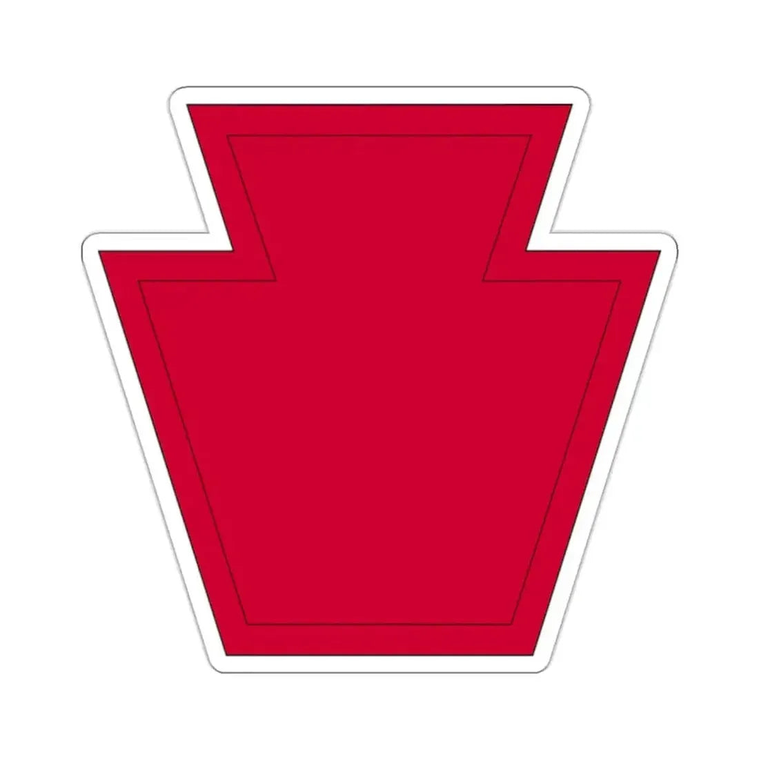 28th Infantry Division SSI 19182015 (U.S. Army) STICKER Vinyl Kiss-Cut Decal - The Sticker Space