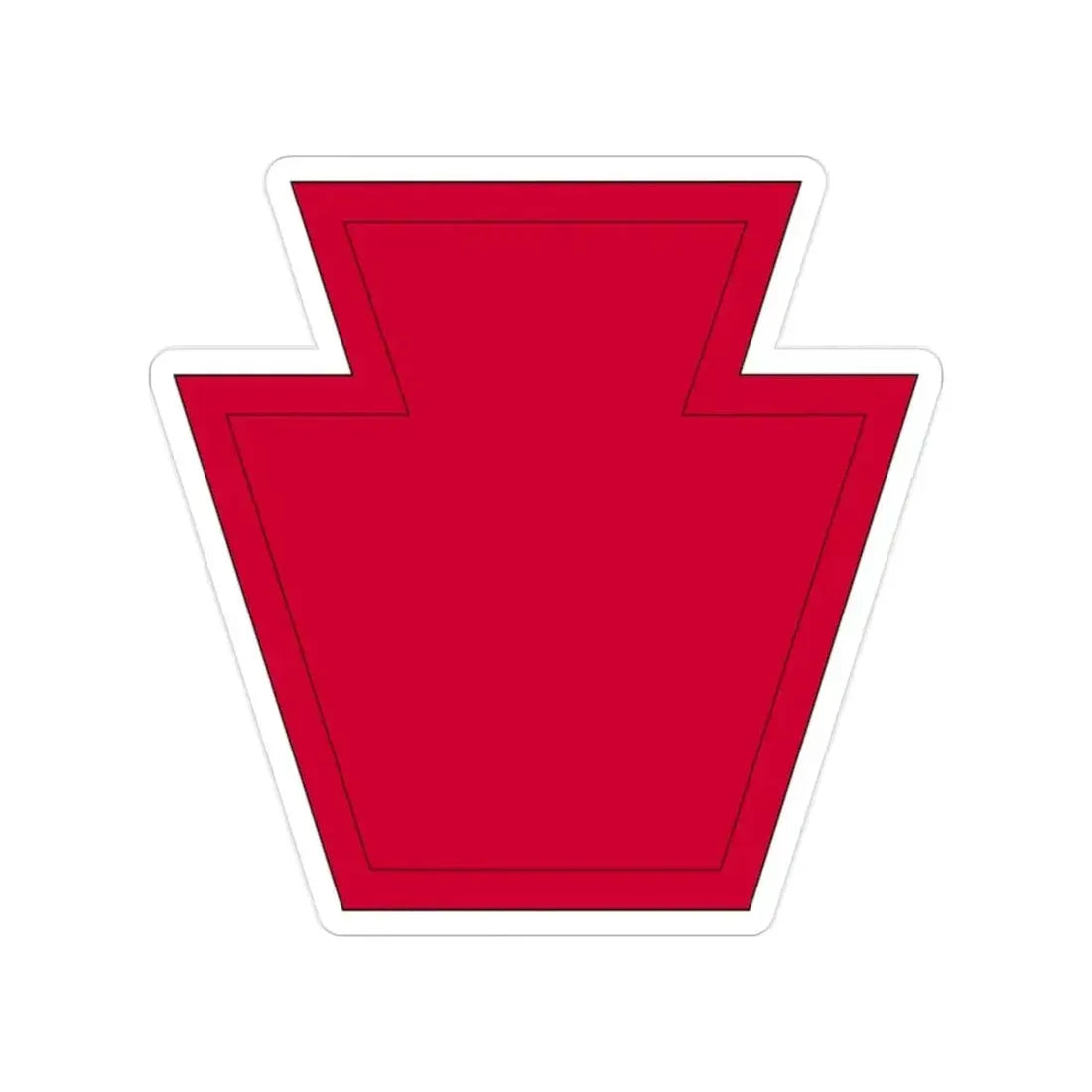 28th Infantry Division (U.S. Army) Transparent STICKER Die-Cut Vinyl Decal 2 Inch - The Sticker Space