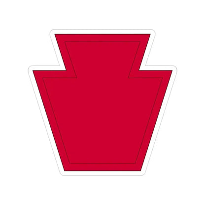 28th Infantry Division (U.S. Army) Transparent STICKER Die-Cut Vinyl Decal 3 Inch - The Sticker Space