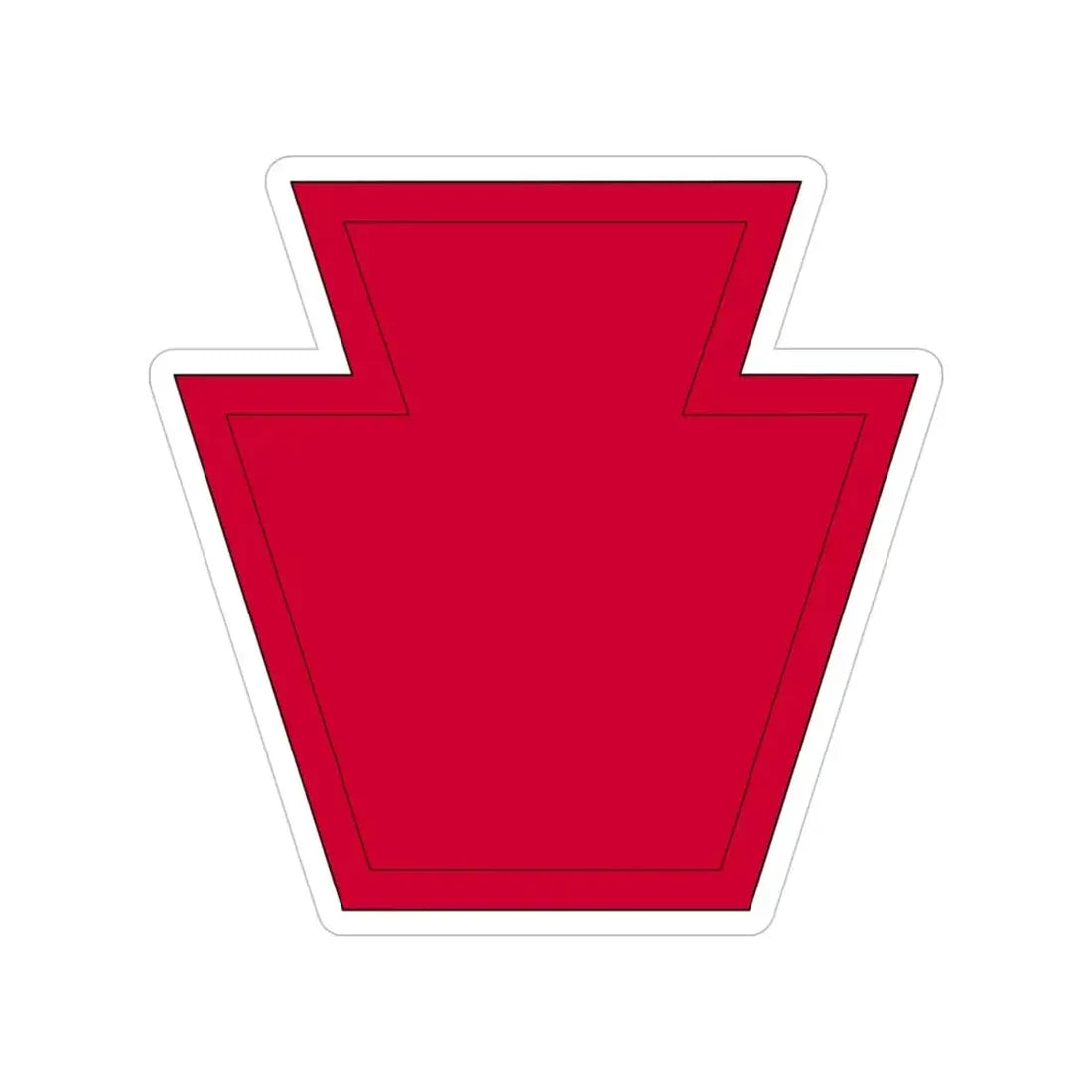 28th Infantry Division (U.S. Army) Transparent STICKER Die-Cut Vinyl Decal 4 Inch - The Sticker Space