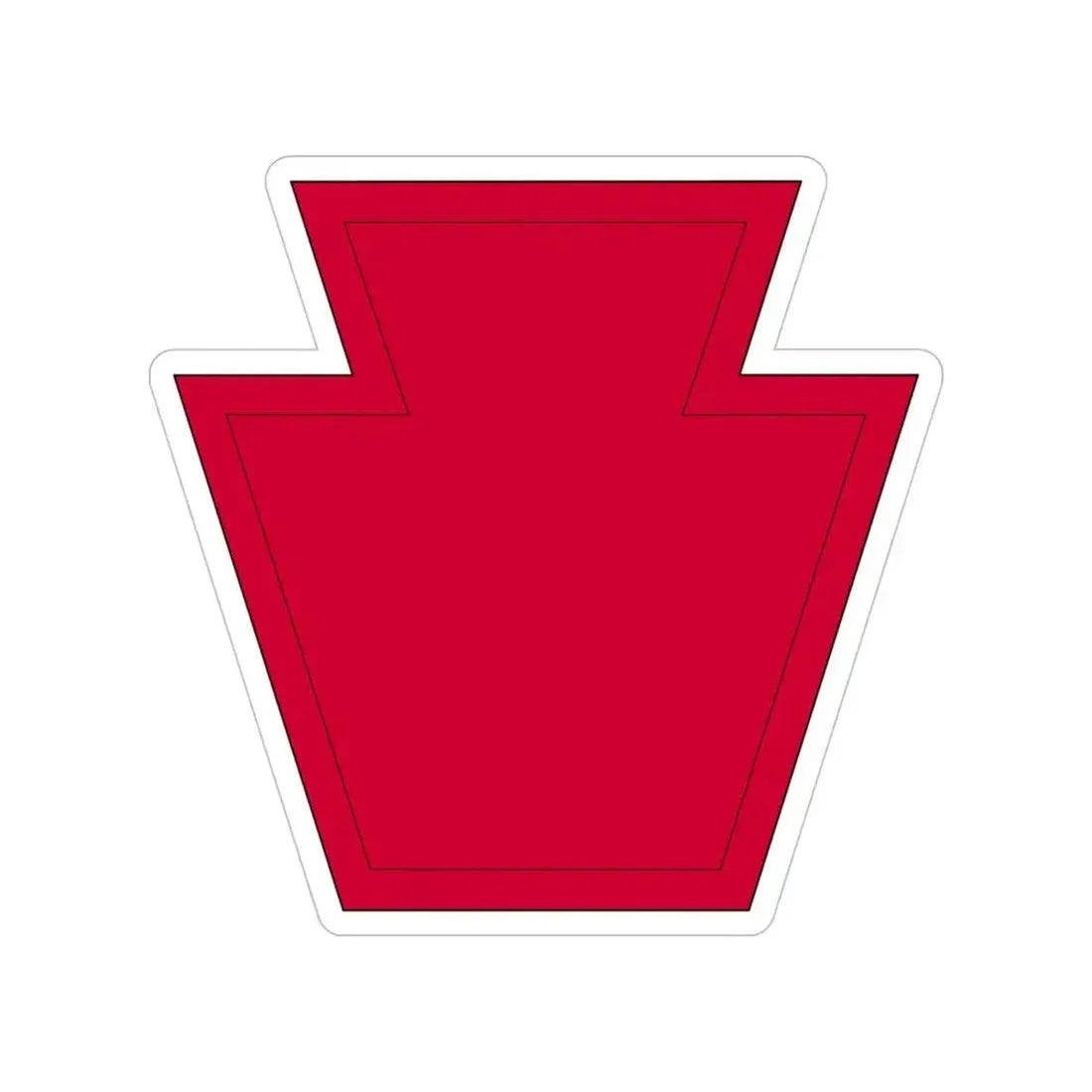 28th Infantry Division (U.S. Army) Transparent STICKER Die-Cut Vinyl Decal 5 Inch - The Sticker Space